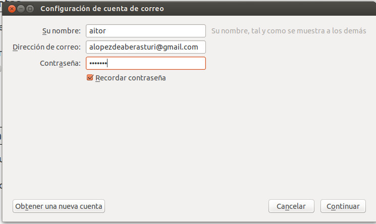 correo thunderbird