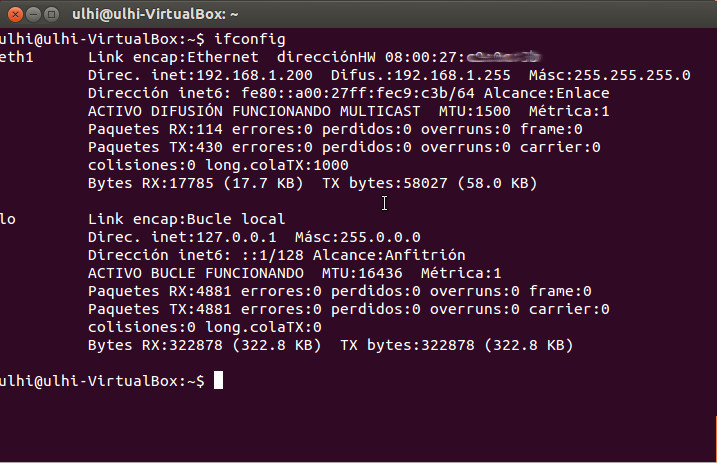 configuracion linux  DHCP