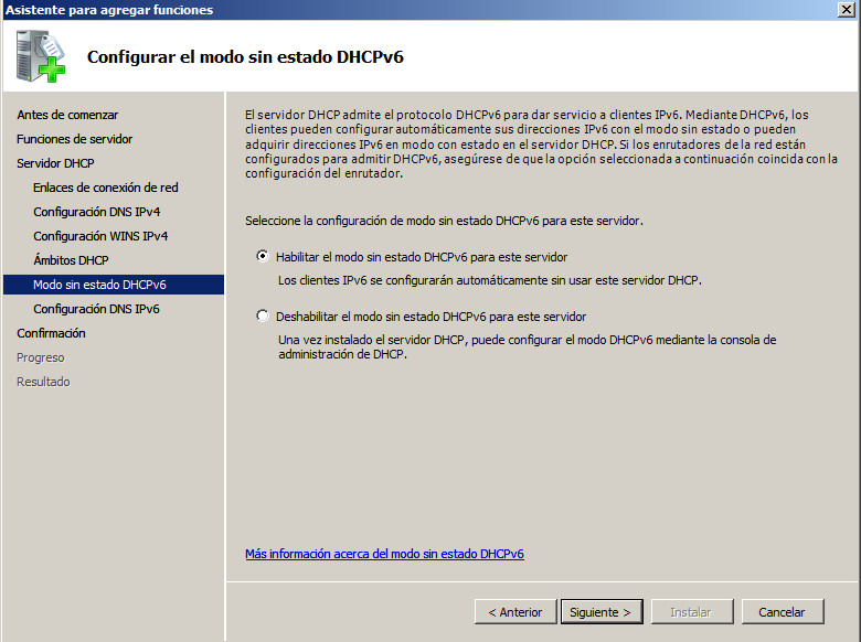 DHCP Windows 2008