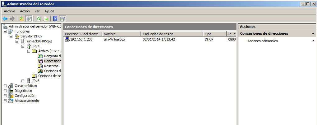 DHCP Windows 2008