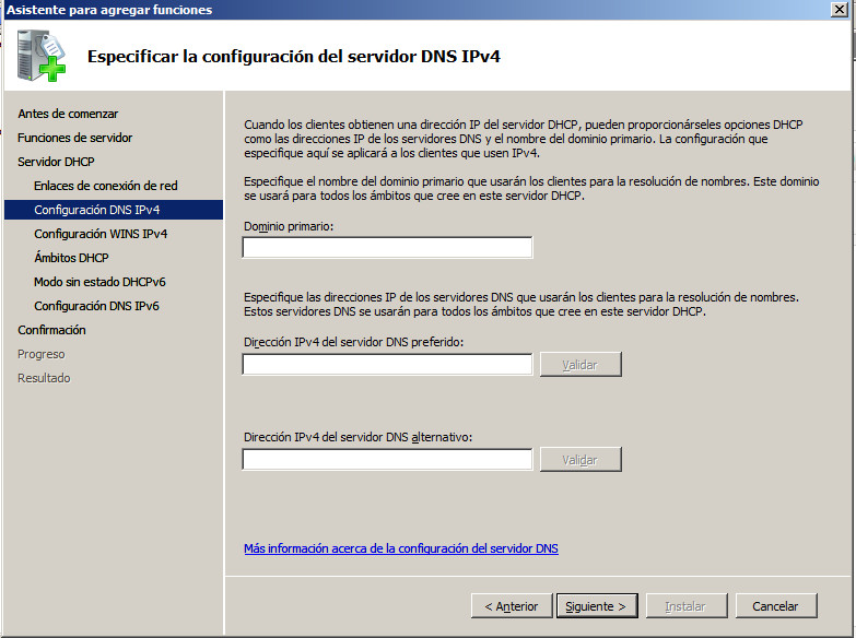 DHCP Windows 2008