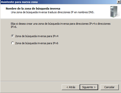 DNS Windows 2008 ipv4