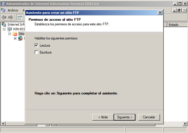 ftp windows 2008