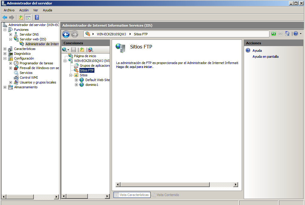 ftp windows 2008