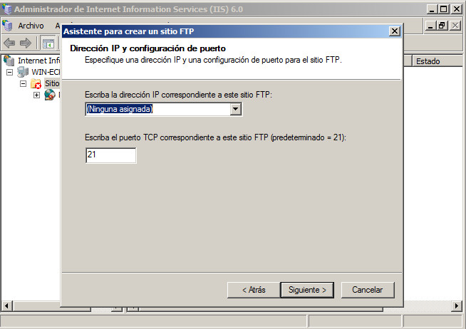 ftp windows 2008